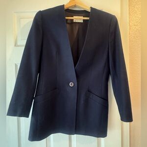 Pendleton Navy 100% pure virgin Wool Women's Blazer